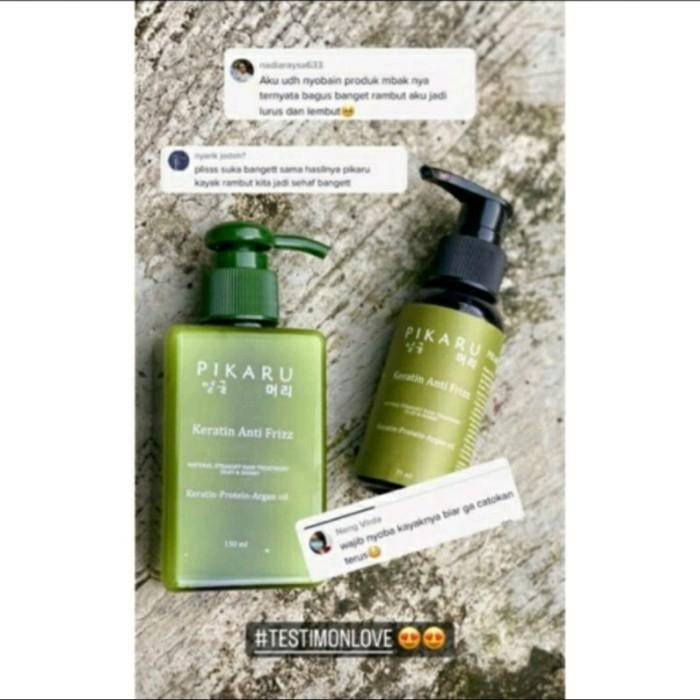 (Ready) Pikaru Keratin Anti Frizz / Pikaru Keratin Therapy Ampuh