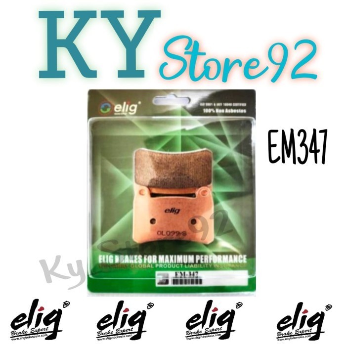 ✅Baru Elig Kampas Rem Depan Sinter Em347 Benelli Tnt 200 250 300 . Bn251 Berkualitas