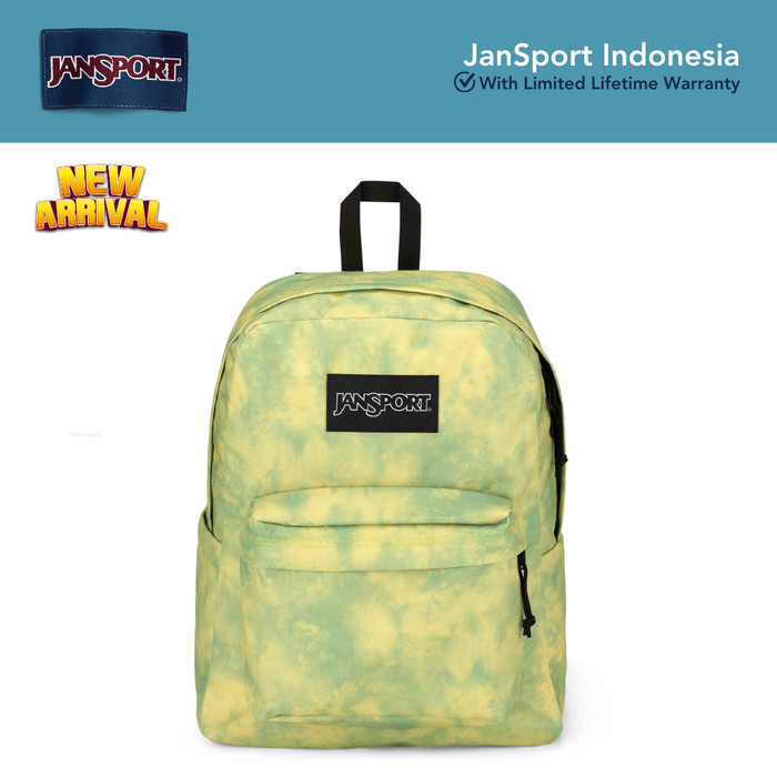 ✅New Jansport Tas Ransel Backpack Daypack Superbreak Plus Acid Rock Green Limited