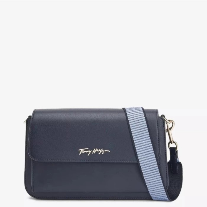 ✅New Tommy Hilfiger - Iconic Logo Shoulder Bag Original - Ink Blue Limited