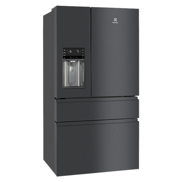 [Baru] Kulkas Electrolux 4 Pintu Ehe 6879 A 617 Liter Ehe 6879A Mdr 4 Black Limited