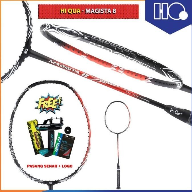 [DISKON] HI QUA RAKET BADMINTON MAGISTA 8 SERIES RAKET LOKAL VIRAL