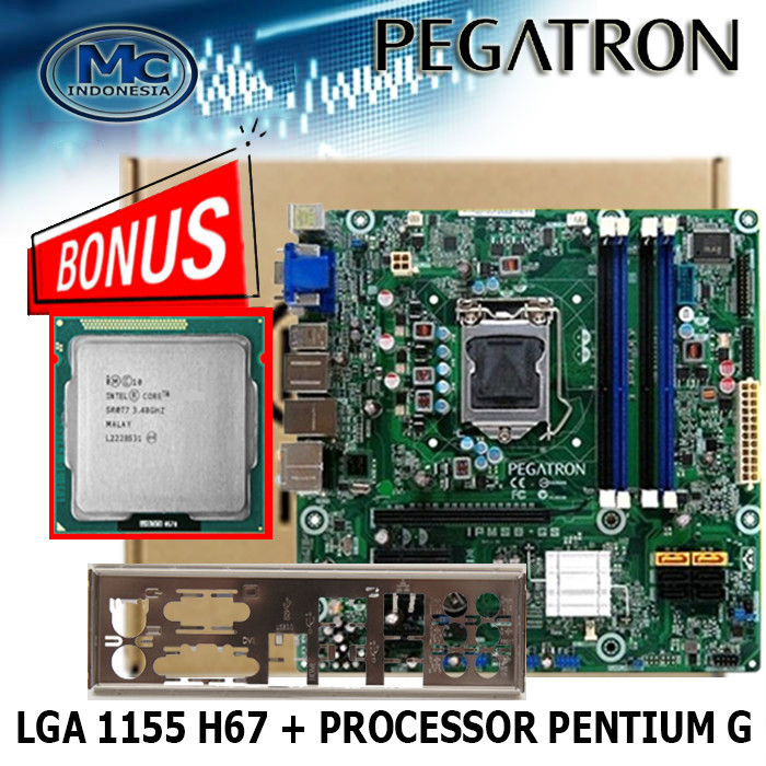 Motherboard Mainboard MOBO H67 LGA 1155 4 Slot Ram