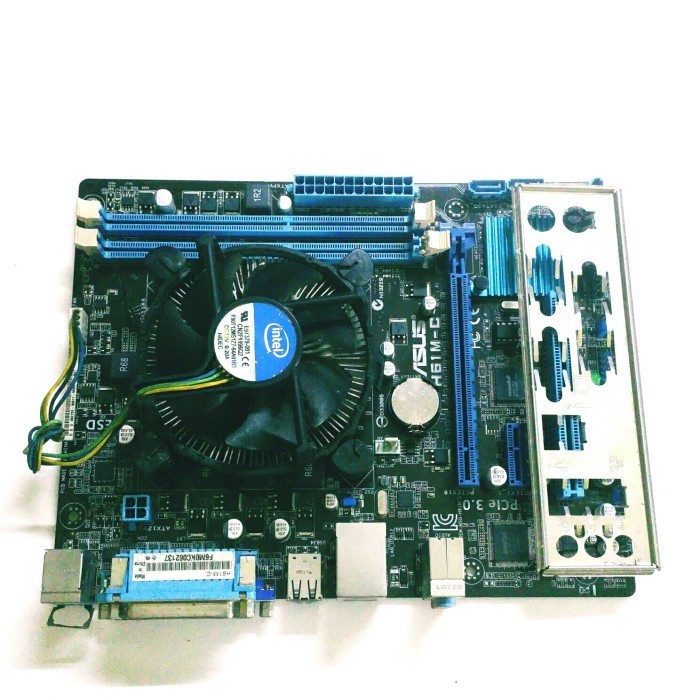 Mobo asus H61M-C/M-K/M LE/MLX R2.0 + prosesor Gen3
