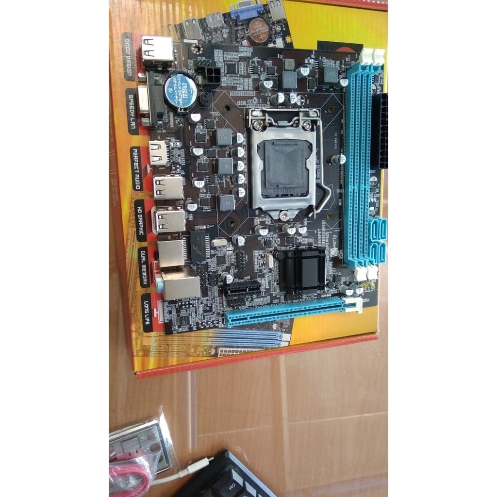 PAKET MOBO H61 / Core i3-2100 / Ram 4GB D3 / PSU 500 WATT