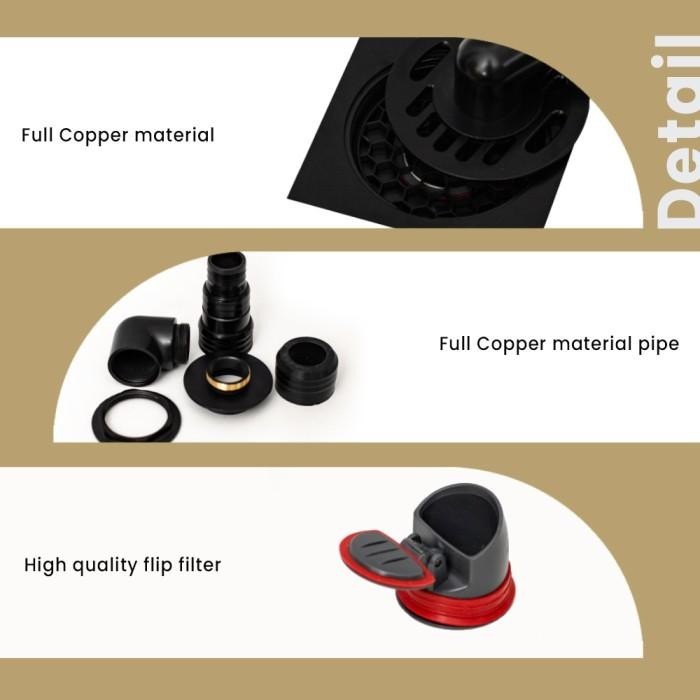 Floor Drain Saluran Air Wc - Sambungan Pipa Mesin Cuci Saringan Got