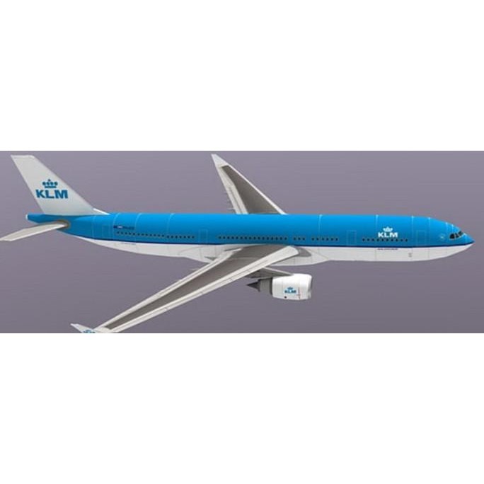 

DIY Miniatur Papercraft Pesawat Airbus A330 KLM - Royal Dutch Airlines