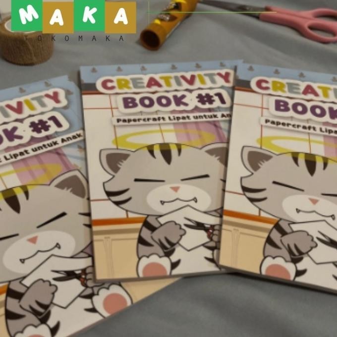 

buku origami papercraft centle vol 1 buku mainan origami makanan food