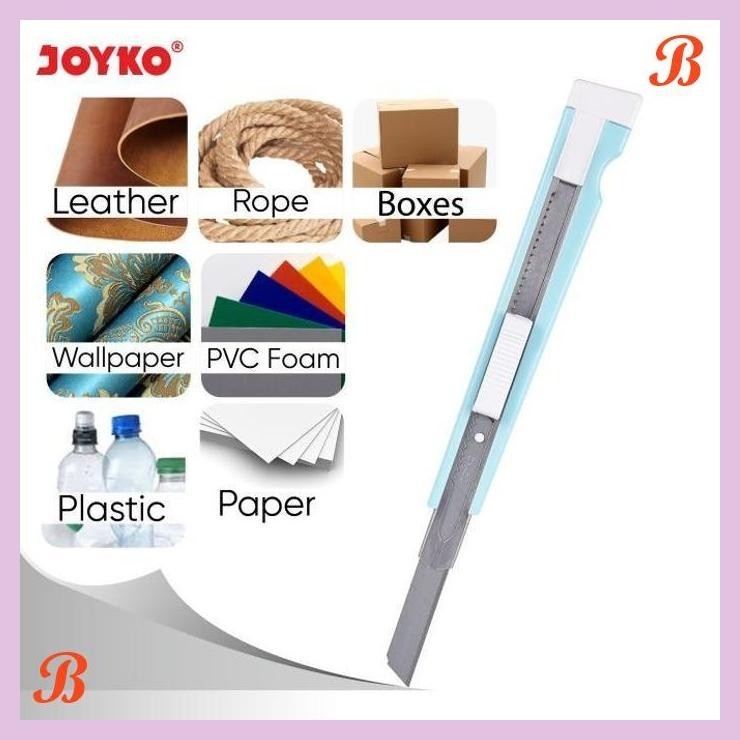 

| KG | JOYKO CUTTER CUTTER JOYKO KECIL PEMOTONG KERTAS SILET A-300A PASTEL