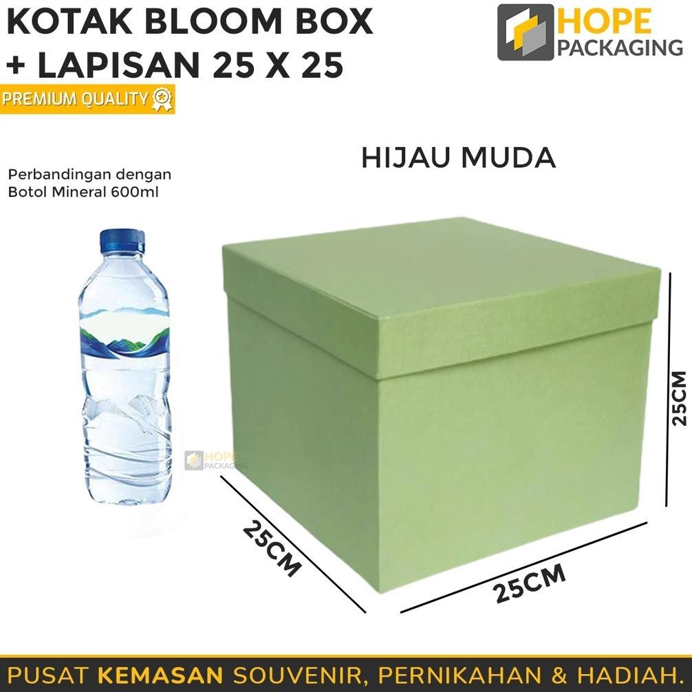 

WER Kotak Hampers 25 x 25 Tinggi 20 cm Souvenir Bloom Box Kado Hampers / Tahun Baru / valentine / imlek Kantong Hadiah Dus Kado TERLARIS