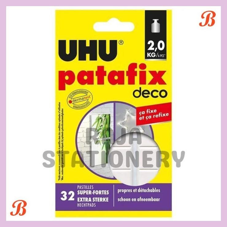 

| KG | UHU PATAFIX PROPOWER GLUE HOME DECO LEM UHU TEMPEL SERBAGUNA 2 SISI