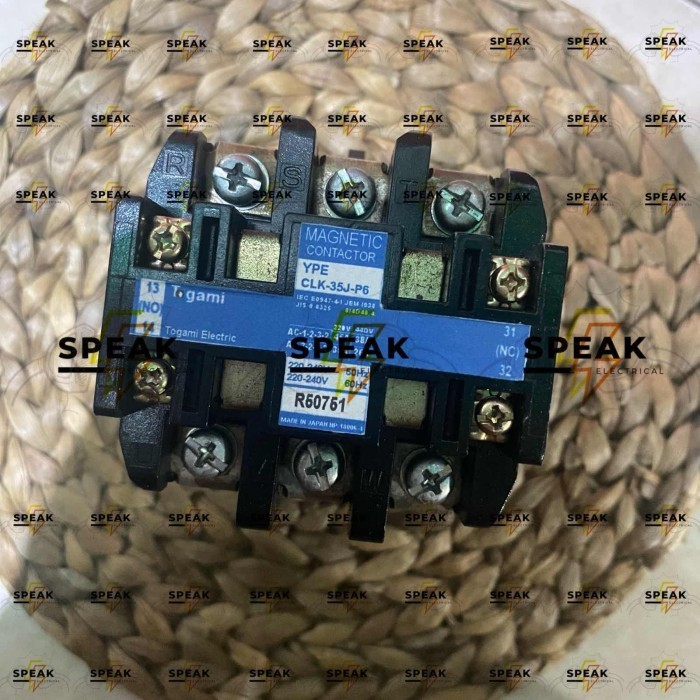 [New Ori] Magnrtic Kontaktor Togami Clk-35J-P6 / 220 Volt Diskon
