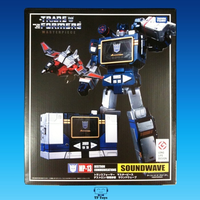 [Ori] Transformers G1 Masterpiece Mp13 Mp-13 Soundwave Taktom Ko Berkualitas