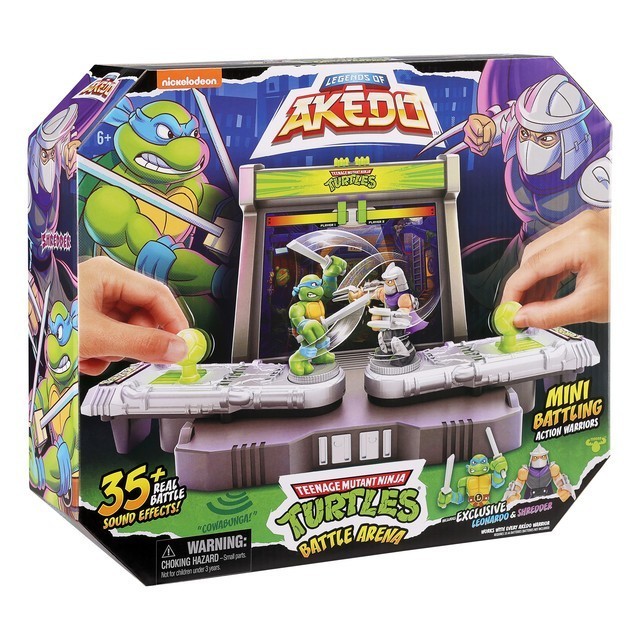 [Ori] Mainan Figur Akedo Tmnt S1 Battle Arena Terbatas