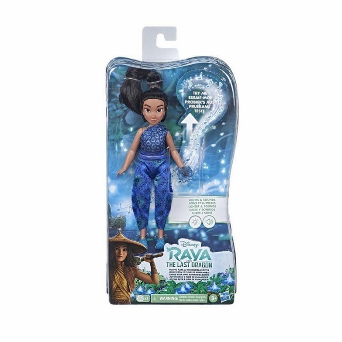 [Ori] Disney Raya And The Last Dragon Young Raya And Kumandra Flower Figure Limited
