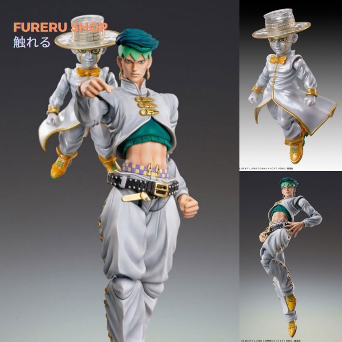 [Ori] Jojo'S Super Action Statue Rohan Kishibe  Heaven'S Door Reissue Terbaru