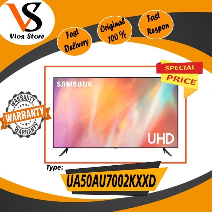 [New] Samsung 50 Inch Ua50Au7002Kxxd Crystal Uhd Smart 50Au7002 Ua50Au7002 Berkualitas