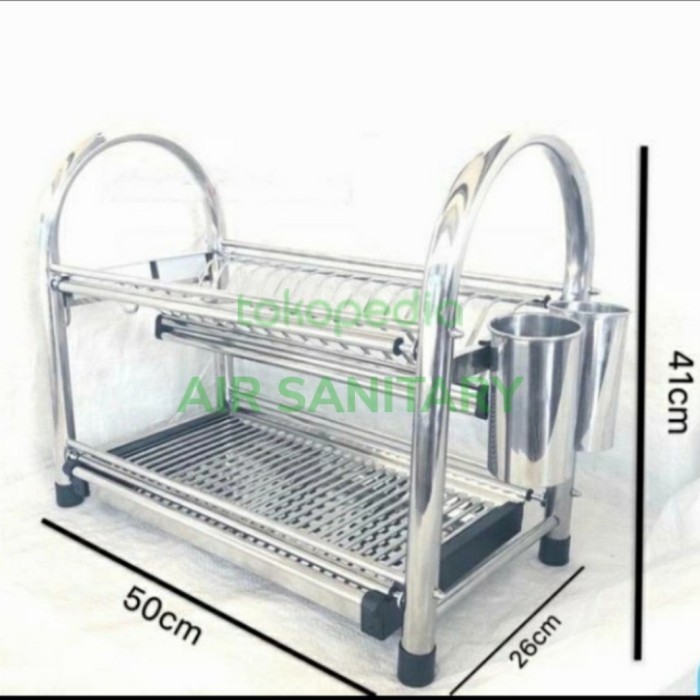 [New] Rak Piring Stainless Steel 304/Rak Piring Berkualitas