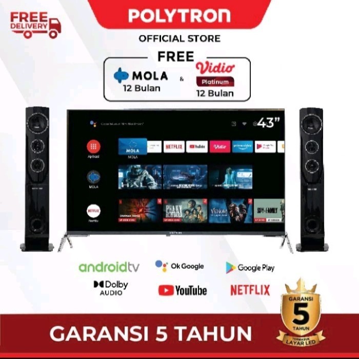 [New] Smart Tv 43 Inch Polytron Limited
