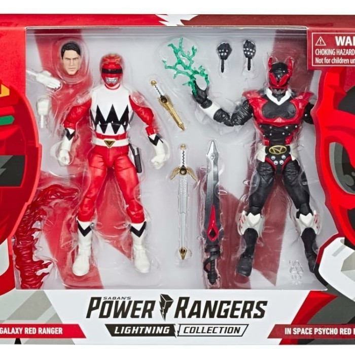[Original] Hasbro Power Rangers Red Rangers  Psycho Ranger Terbatas