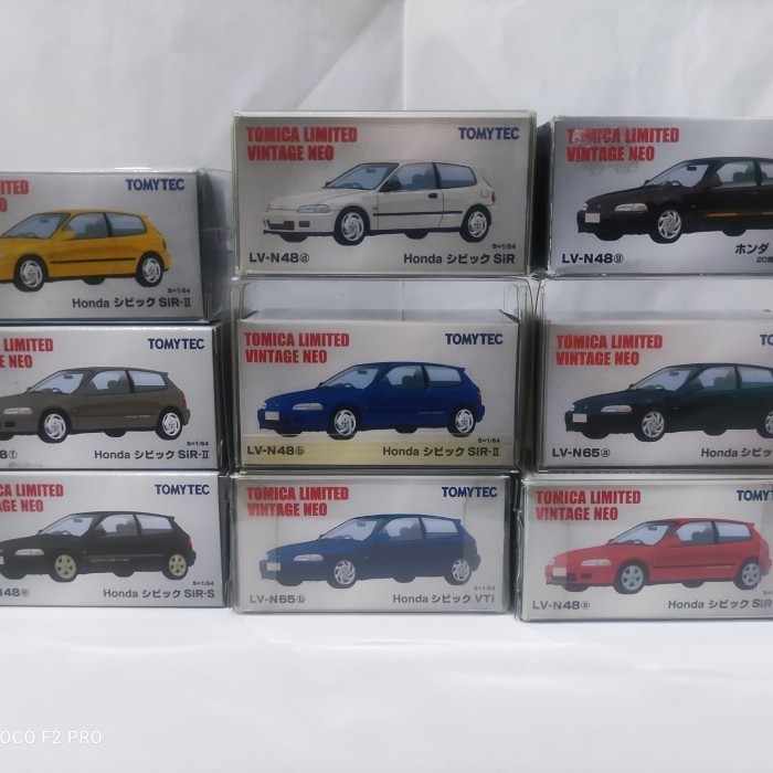 [Original] Tomica Limited Vintage Neo Honda Civic Estillo Set Diskon