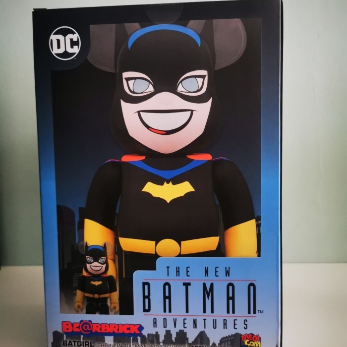 [Original] Bearbrick Batgirl The New Batman Adventures100 400 BeRbrick Medicom Terbatas