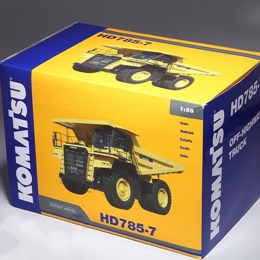 [Original] Diecast Komatsu Hd785 Dump Truck 1:50 Original - Miniatur Alat Berat Diskon