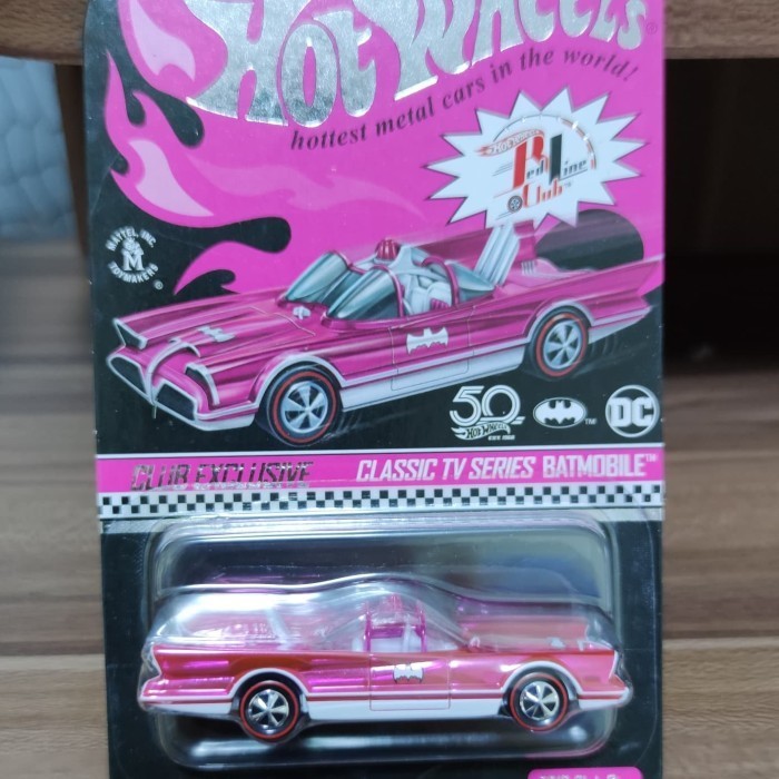 [Original] Hot Wheels Pink Party Batman Batmobile Bat Mobil Mobile Rlc Red Line Berkualitas