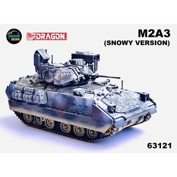 [Original] Diecast Tank 1/72 Dragon Armor M2A3 Snowy Scheme Limited