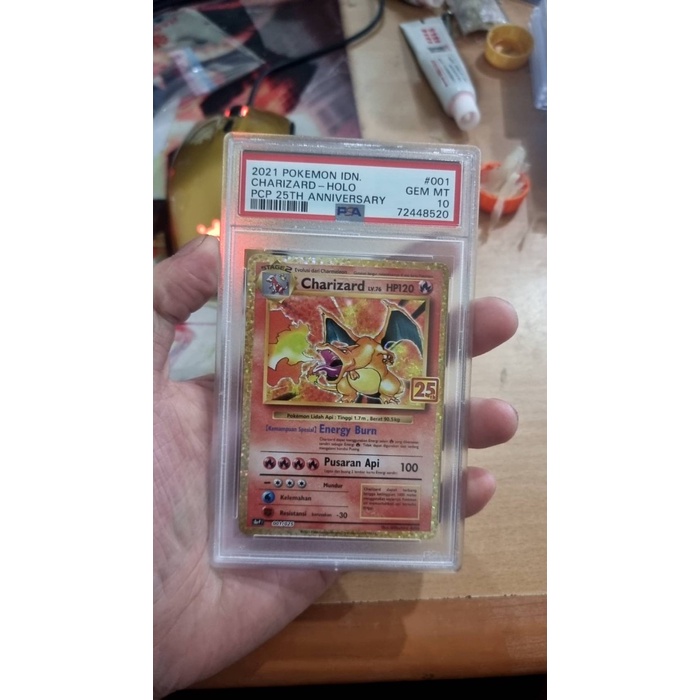✅Baru Charizard 25Th Anniversary Charizard Psa 10 Berkualitas