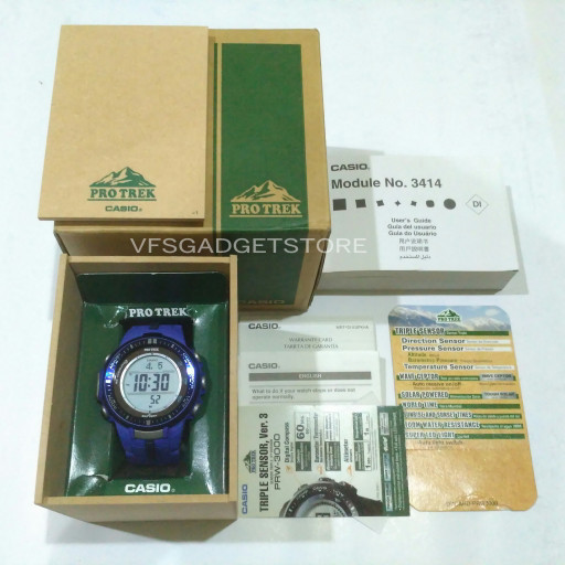 ✅New Ori Casio Protrek Prw 3000- 2B Original 100 Brand New In Box Diskon