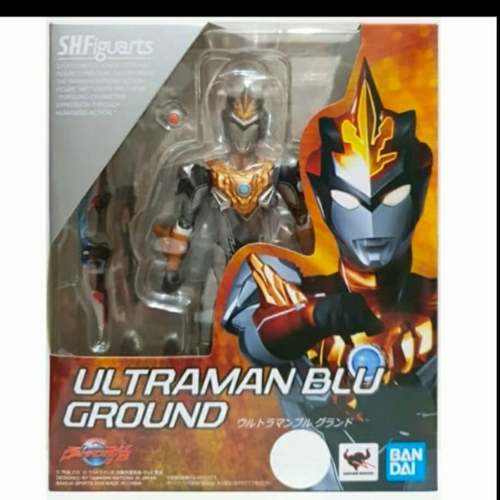 [Ori] Figur Shf Ultraman Blu Ground 55034 Limited