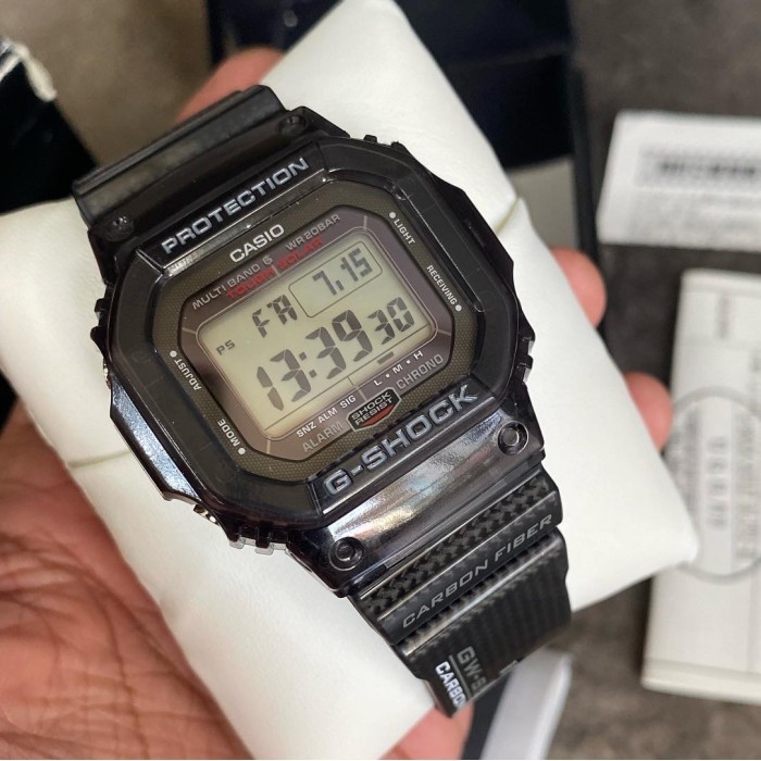 ✅New Casio Gshock G-Shock Gws5600 Gw-S5600 Carbon Fiber Japan Berkualitas
