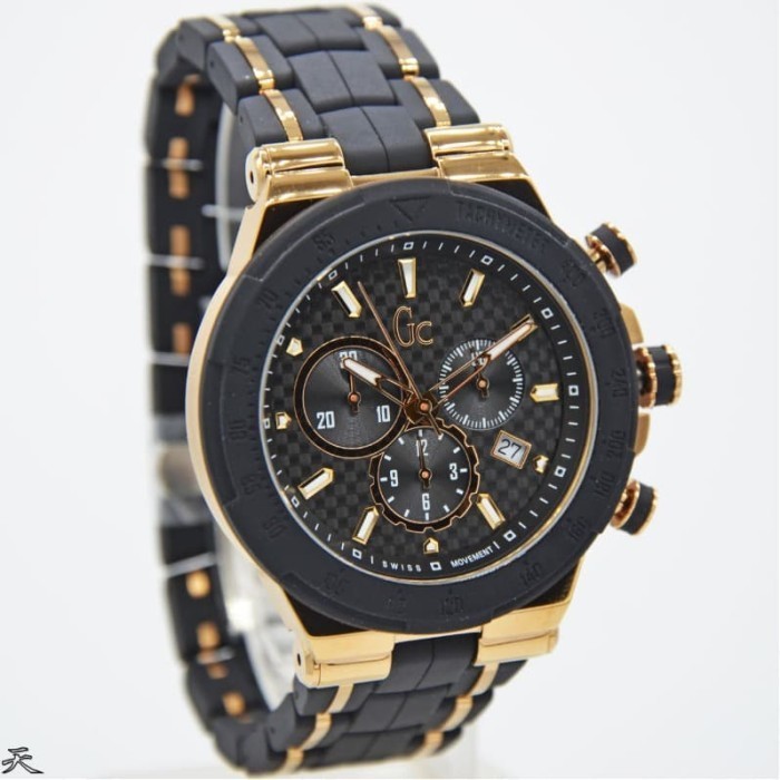 ✅New Jam Tangan Pria Guess Collection Gc Y35001G2 Rantai Original Murah Diskon