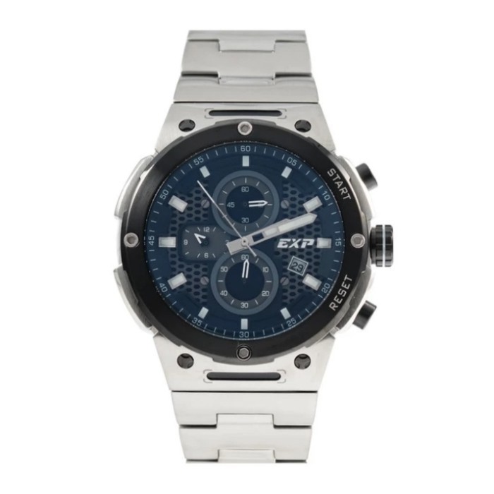 ✅New Ori Expedition 6837 Silver Black Jam Tangan Pria Original Berkualitas