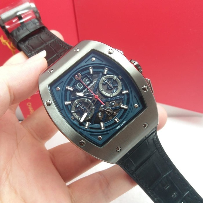 ✅New Ori Charles Jourdan Cj1090-1782C Cj 1090 Cj1090 Mens Blue Grey Original. Terbaru