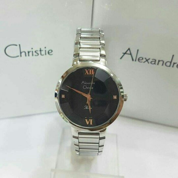 ✅Ori New Alexandre Christie Ac 2616 Silver Black Original Limited
