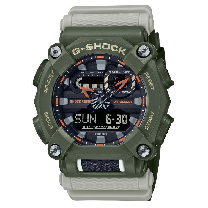 ✅New Ori Casio G-Shock Ga-900Hc-3Adr- Jam Tangan Pria - Hijau - Ga900 / Ga900Hc Berkualitas