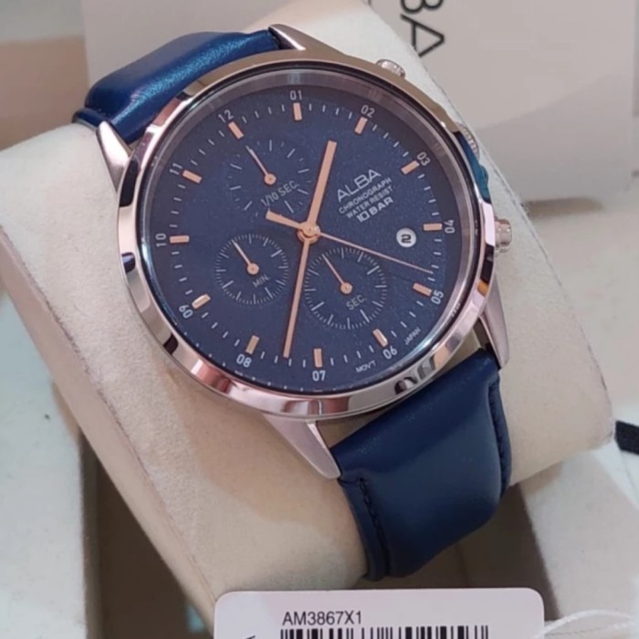✅New Ori Jam Tangan Pria Original Alba Am3867X1 Original 100 Alba Terbaru