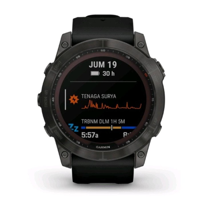 ✅Original Jam Tangan Garmin Fenix 7X Saph Gry Tiwsilcband Gpssea Jam Pria Terbaru