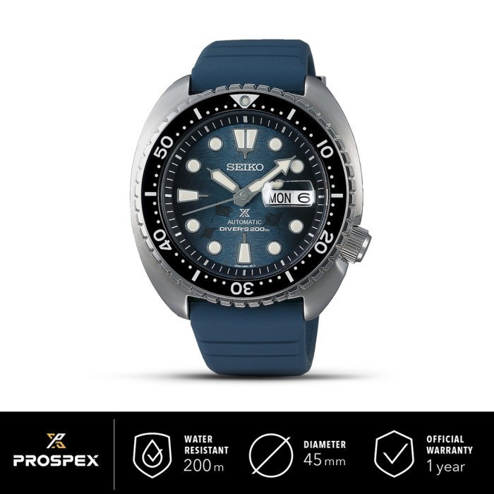 ✅Original Jam Tangan Pria Seiko Prospex Sea King Turtle Srpf77K1 Special Edition Limited