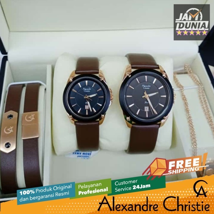 ✅Original Jam Tangan Alexandre Christie Pria Original 8667 M1 Ac8667M1 Ng Limited