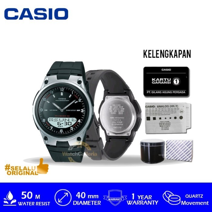 ✅Ori Casio General Aw-80-1Avdf With Box Kaleng Bergaransi Resmi Terbatas