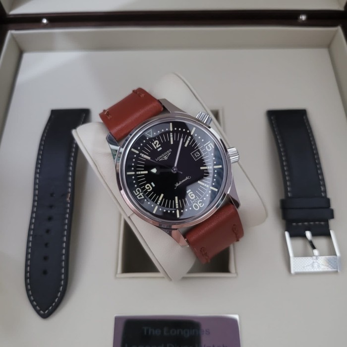 ✅Original Longines Diver Legend Like New 2019 Fullset Box  Paper Berkualitas