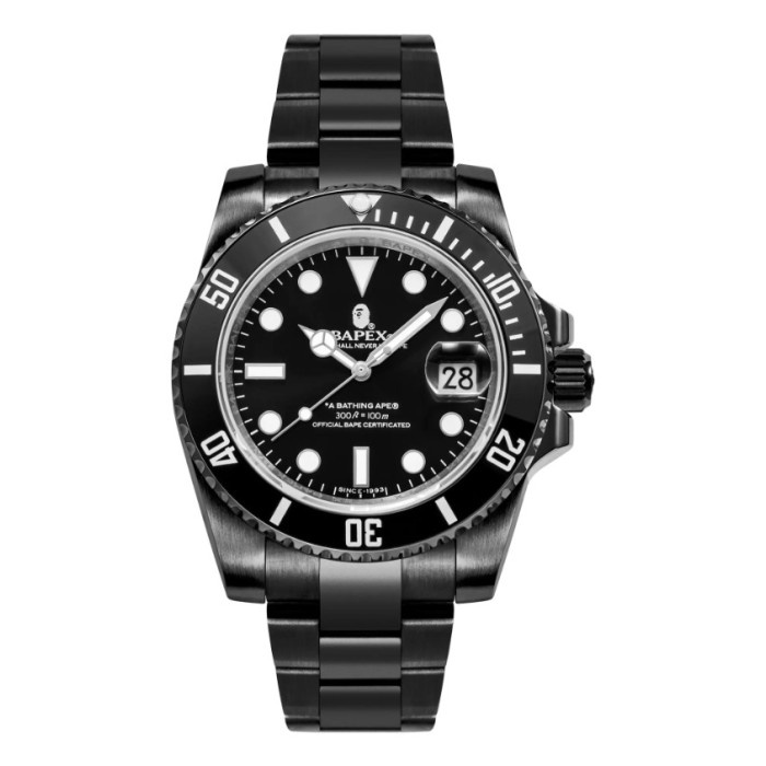 ✅Original Bape Type 1 Bapex Watch Fw21 Black Terbatas