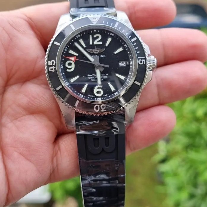 ✅Original Breitling Superocean 2 Black Auto 2022 Berkualitas