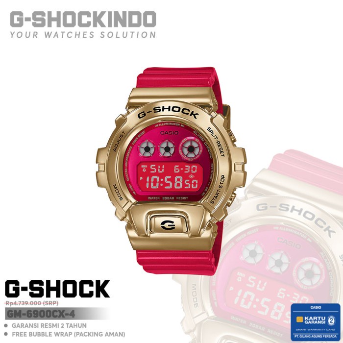 ✅Original Casio G-Shock Gm-6900Cx-4 / Gm-6900Cx-4Dr Original Terbaru