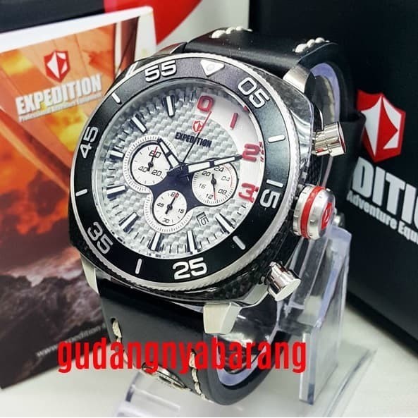 ✅Original Jam Tangan Pria - Man - Laki Expedition 6642 Black Original Limited