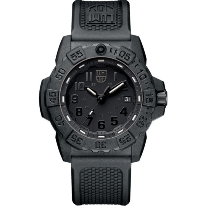 ✅Original Luminox Xs.3501.B0.F Navy Seal 3500 Series Black Out Watch Berkualitas
