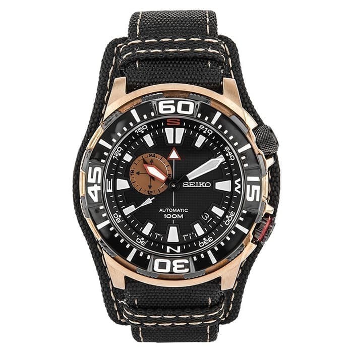 ✅Original Seiko Automatic Ssa060K1 / Ssa060 Gold Tone Canvas Original  Garansi Limited